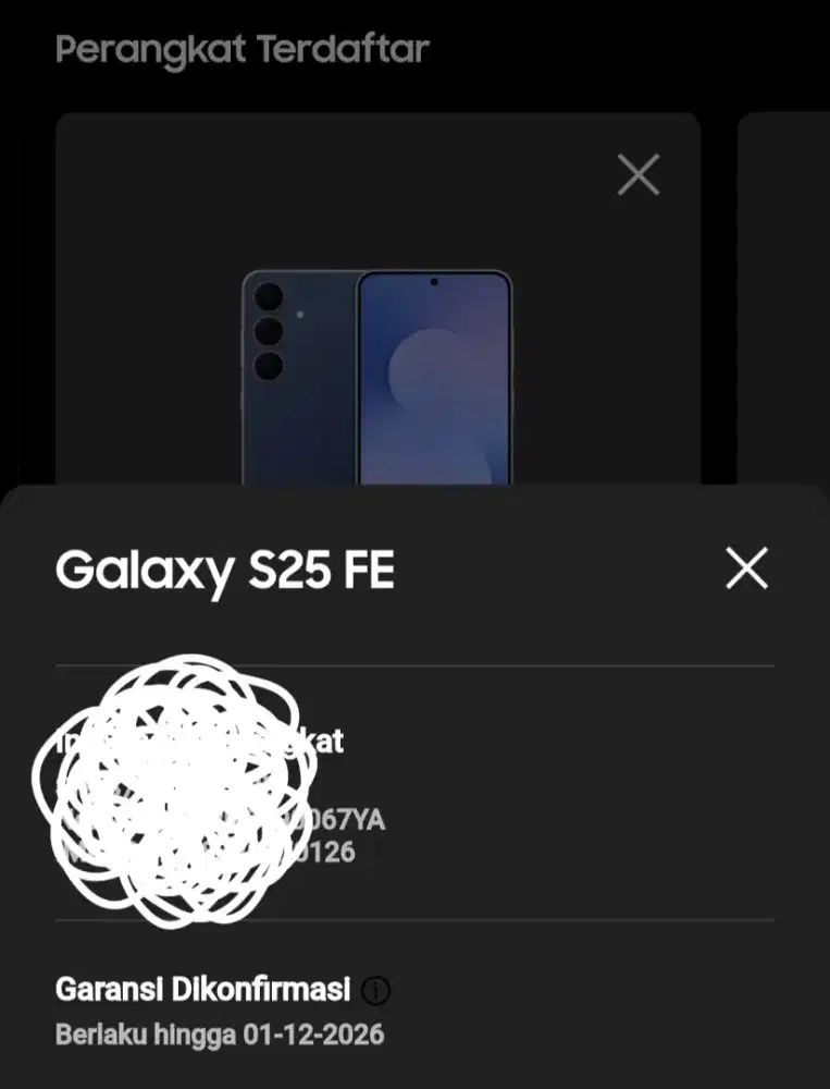 DIJUAL SAMSUNG S25 FE 8/256 MULUS KOMPLIT