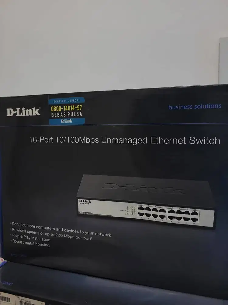 D-Link DES-1016C | Hub 16 Port - Fast Ethernet 10/100 Mbps