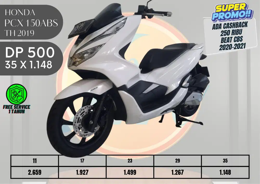 DP 500 PCX 150 ABS 2019 PROSES KREDIT MUDAH CEPAT PROSES SEHARI SURVEY