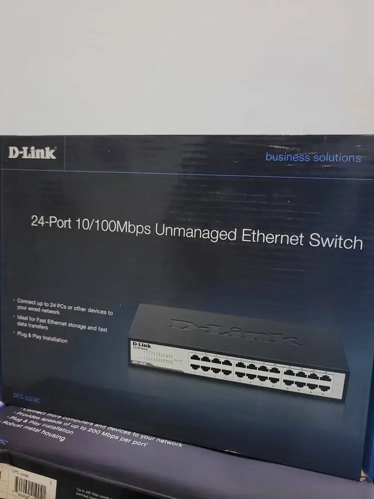 D-Link DES-1024C | Hub 24 Port - Gigabit Ethernet 10/100/1000 Mbps