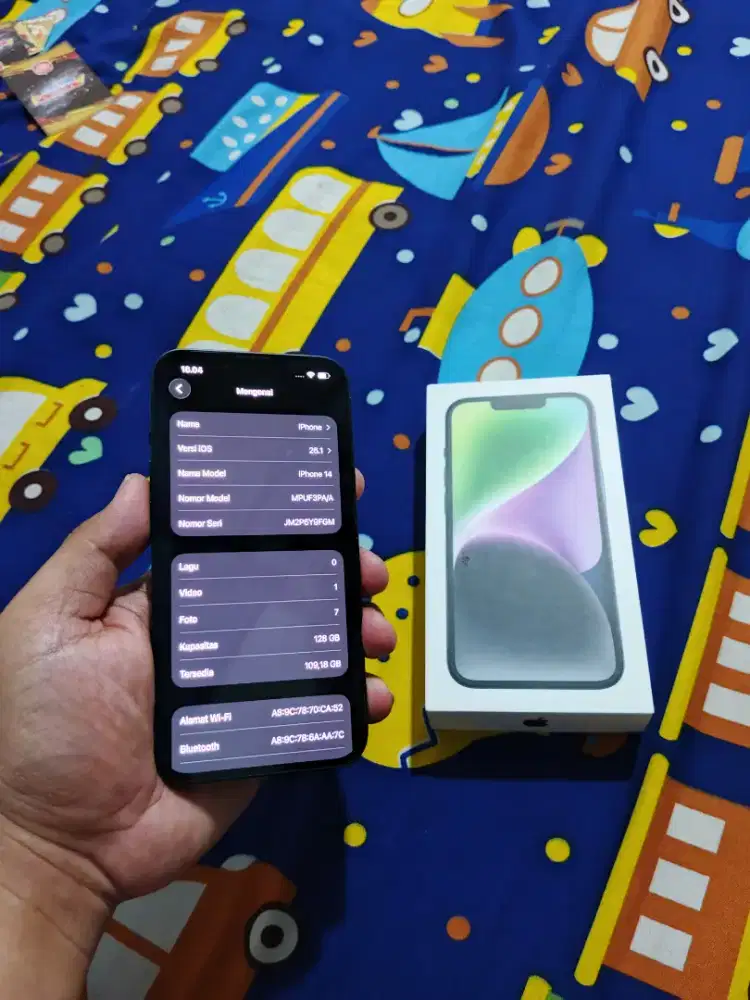 Iphone 14 ibox 128gb Fullset