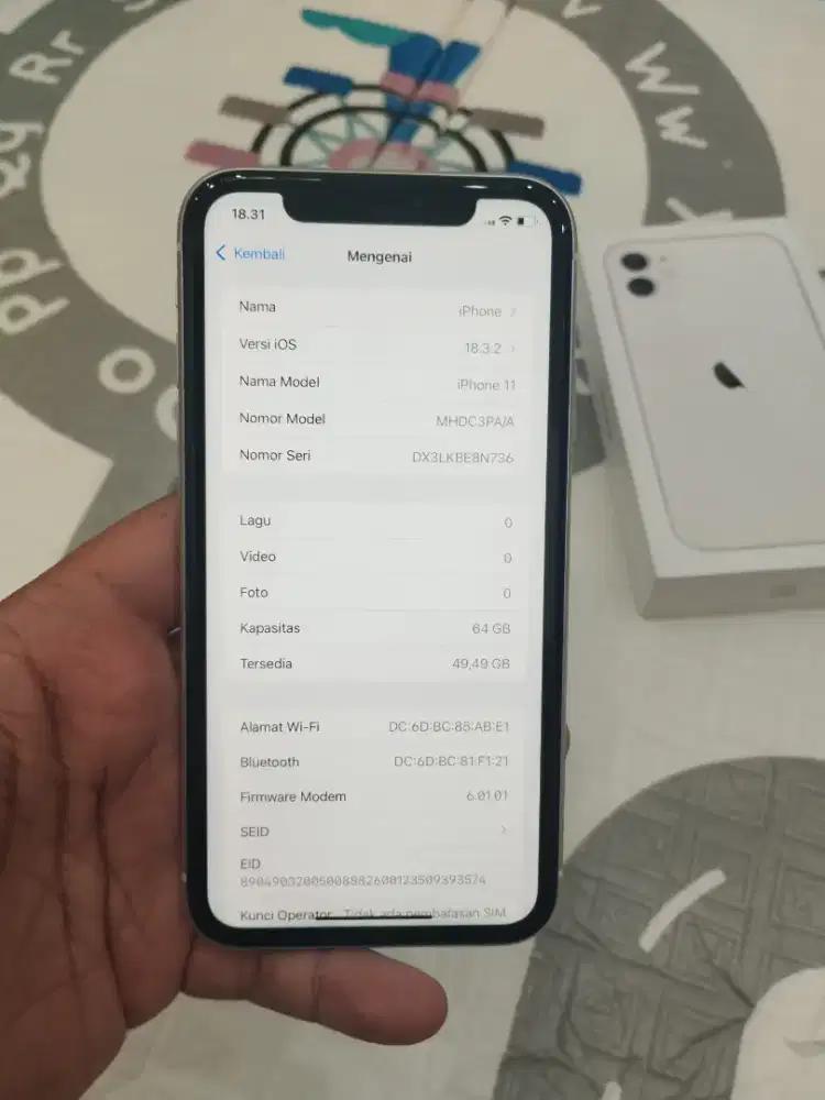 Iphone 11 White 64GB, Ibox