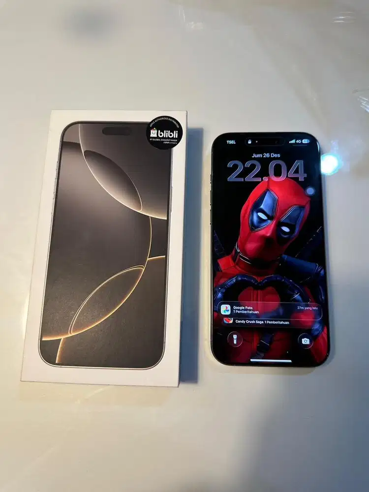 Iphone 16promax 256gb garansi resmi