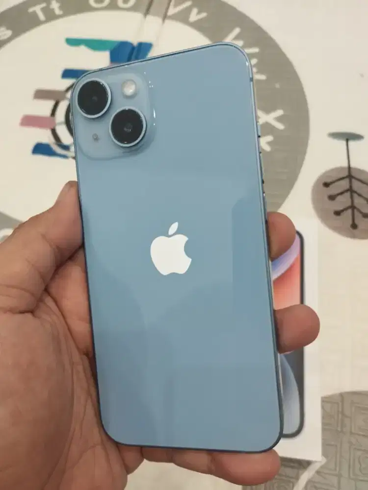 Iphone 14 blue 128GB Resmi Indonesia ID/A