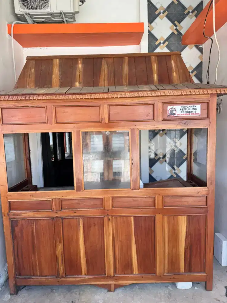 Gerobak Bakso Kayu Jati