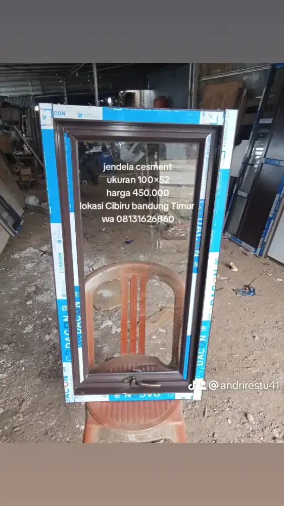 (Cod) Jendela cesment alumunium