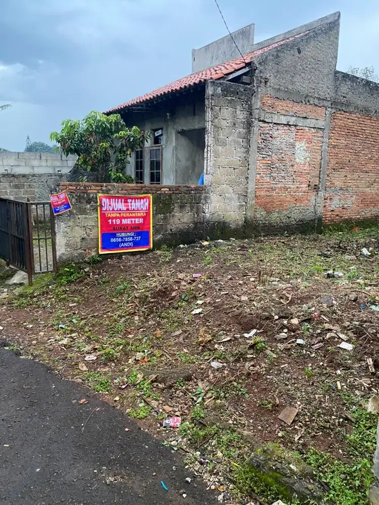 JUAL TANAH 119 Meter.