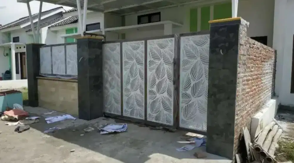 Pagar motip plat cating laser