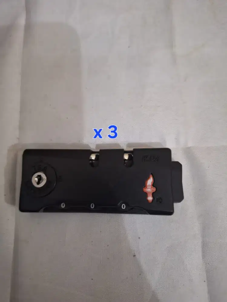 Kunci nomor untuk koper 
Uk 3 kunci W.DA untuk 
Koper samsonite dan 
J