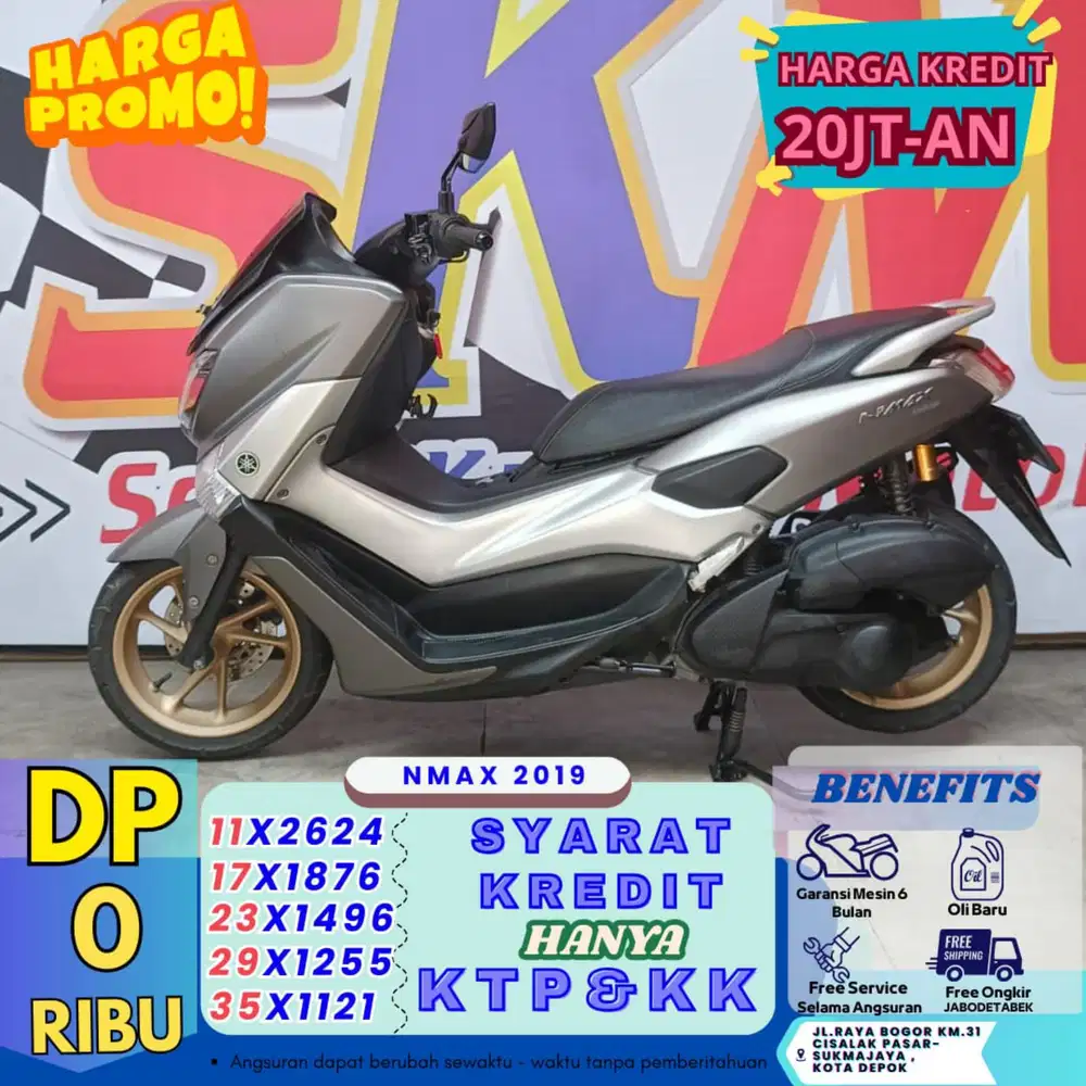Proses kredit hanya 1hr Yamaha nmax 2019 cash/credit