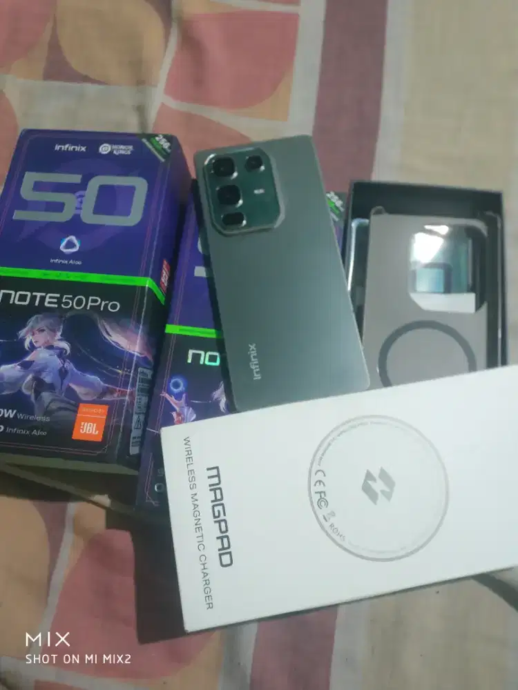 Infinix Note 50 8/256gb fullset normal murah