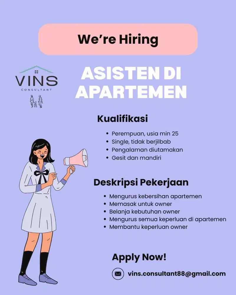Asisten di apartemen