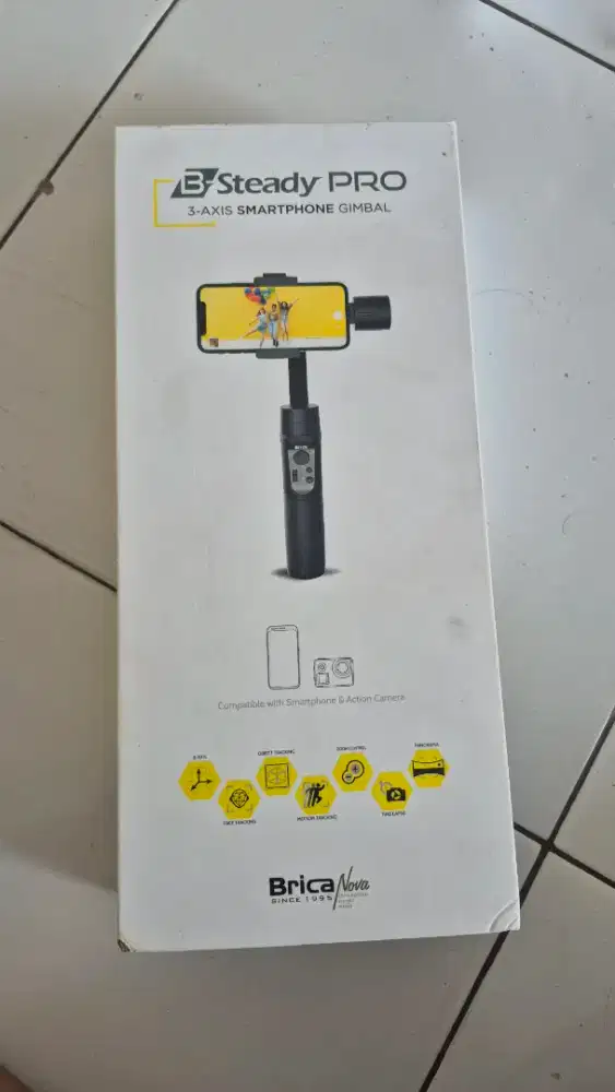 B steady PRO 3 axis smartphone gimbal BRICA