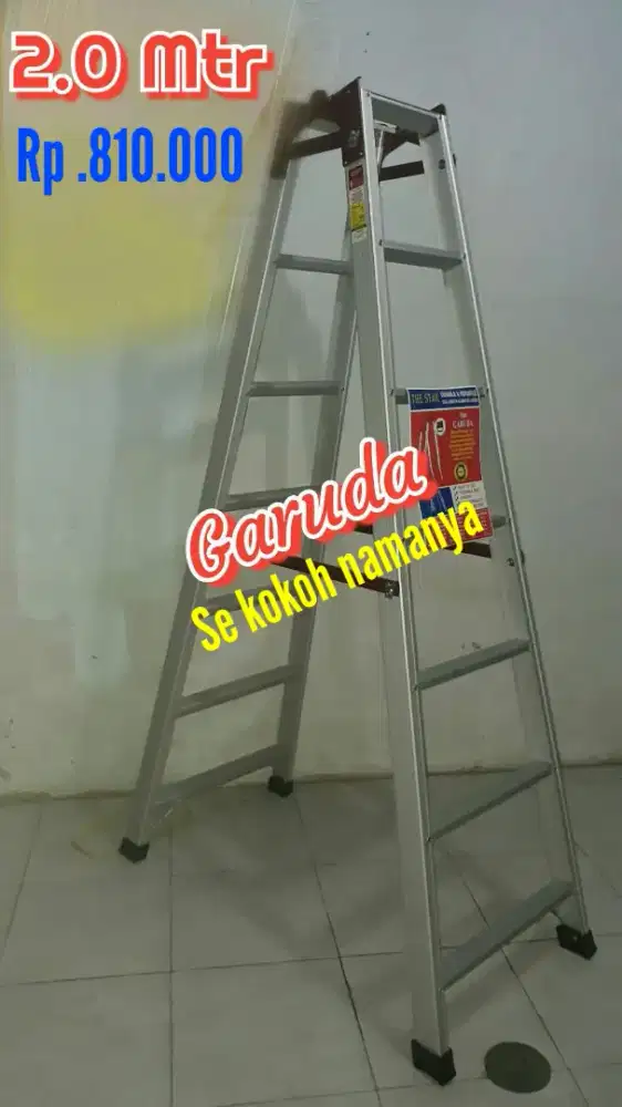 Tangga lipat almunium 2.0 mtr.