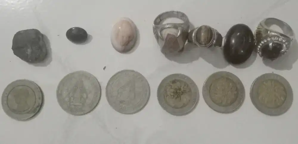 Jual batu akik dan uang logam langka