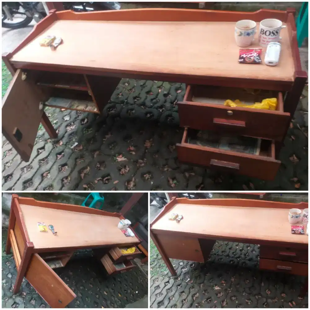 Meja Jati Multifungsi Salon kerja dll Mewah