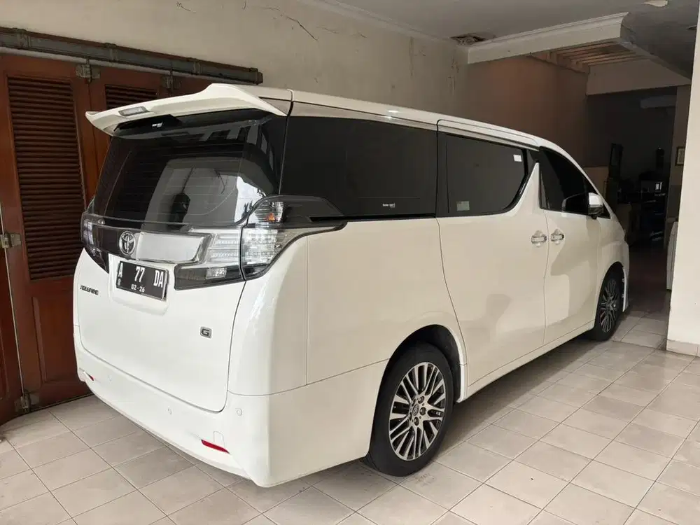 Dijual Vellfire 2015/2016 murah lgs pemilik putih terawat