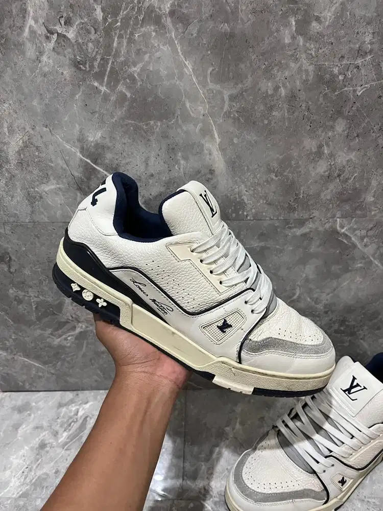 Sepatu LV Trainer Original sneaker casual prelov louis vuitton n gucci