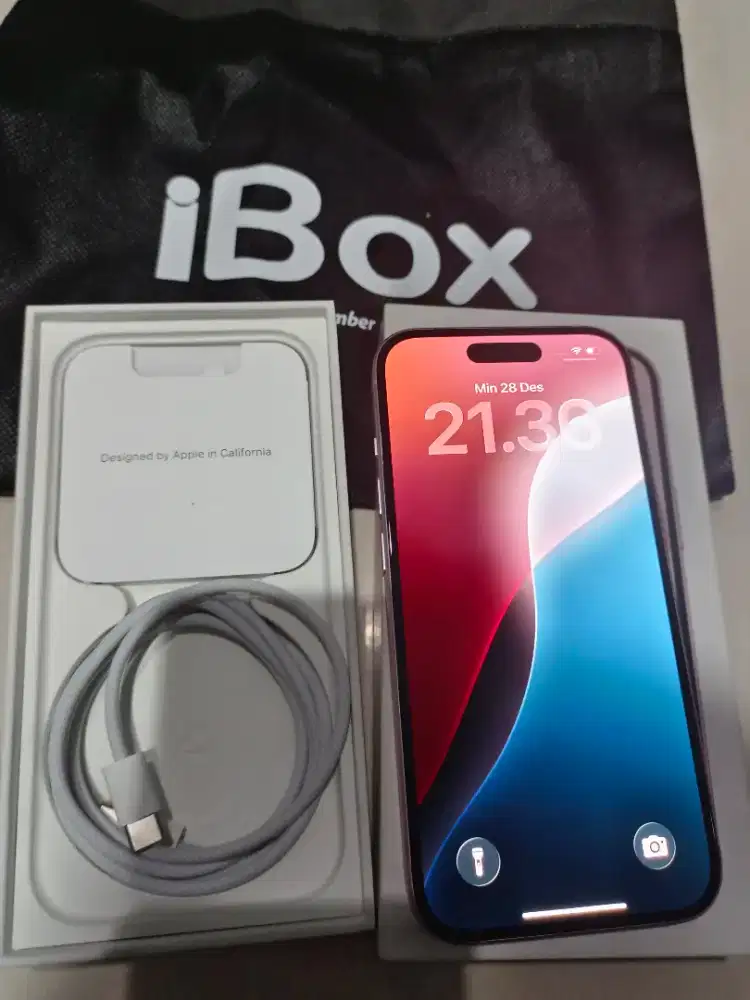 Iphone 15 128 Gb Ibox (hanya unboxing)