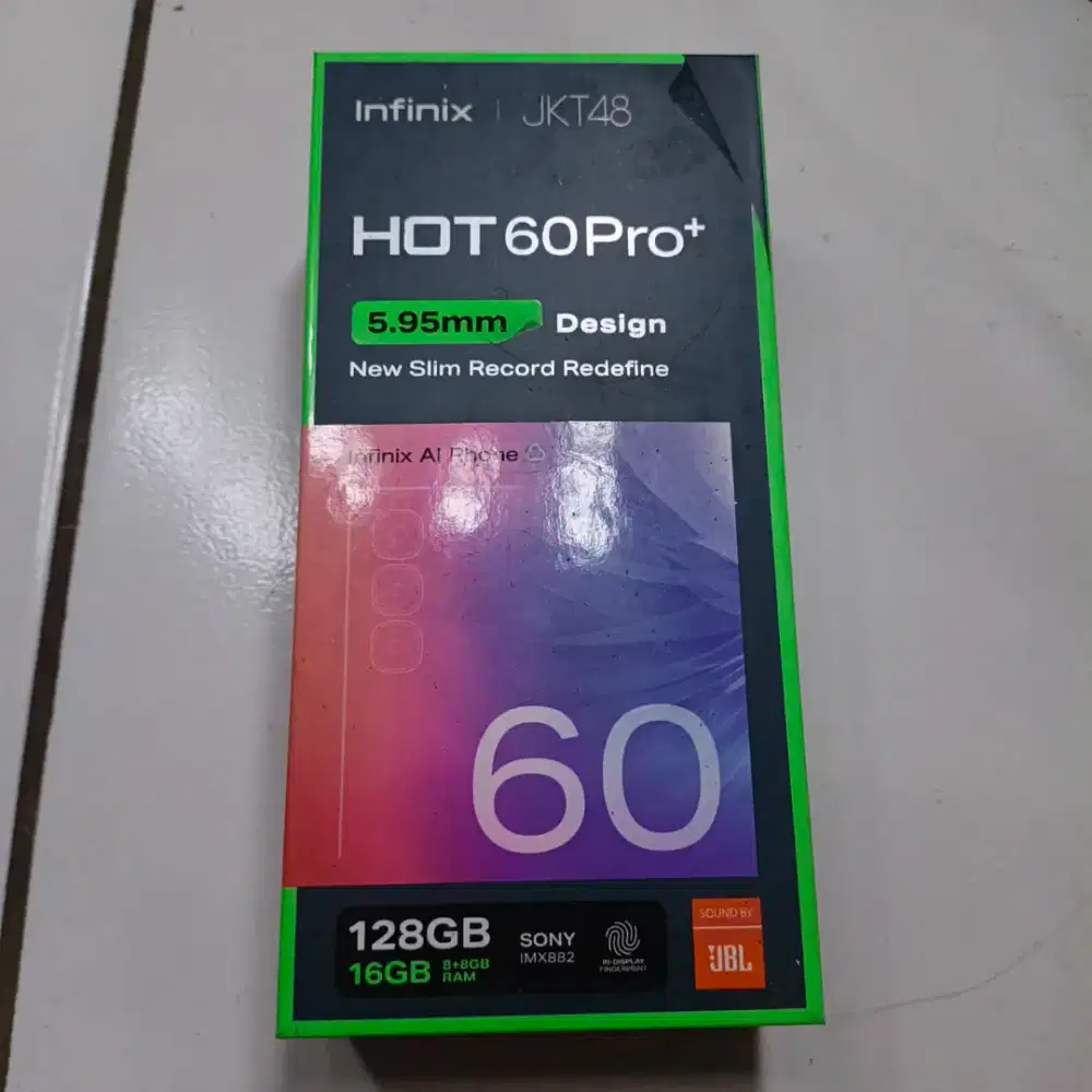 Infinix hot 60 pro plus 8+8/128 second fullset mulus