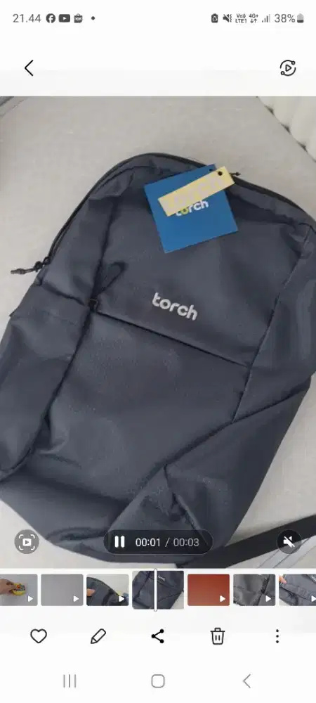 TAS BACKPACK RANSEL ANDAL TORCH