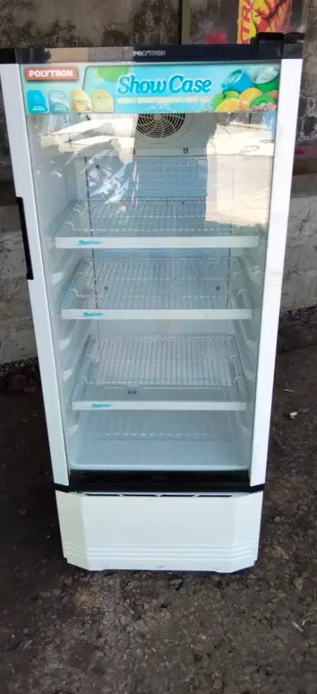 Show case Polytron 3 rak ORI segel normal