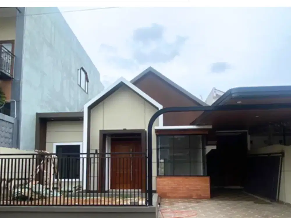 RUMAH BARU KENCANA LOKA BSD DENGAN RUANGAN SERBA PLONG DAN JALAN SUPER LEBAR
