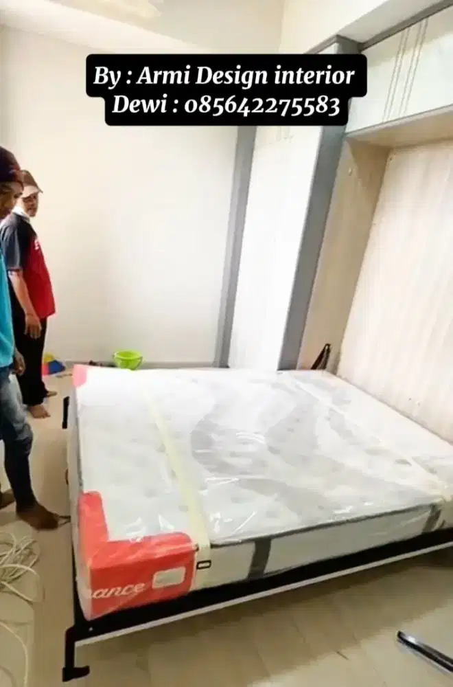 Murphy Bed/wall bed/ranjang lipat dingin multifungsi