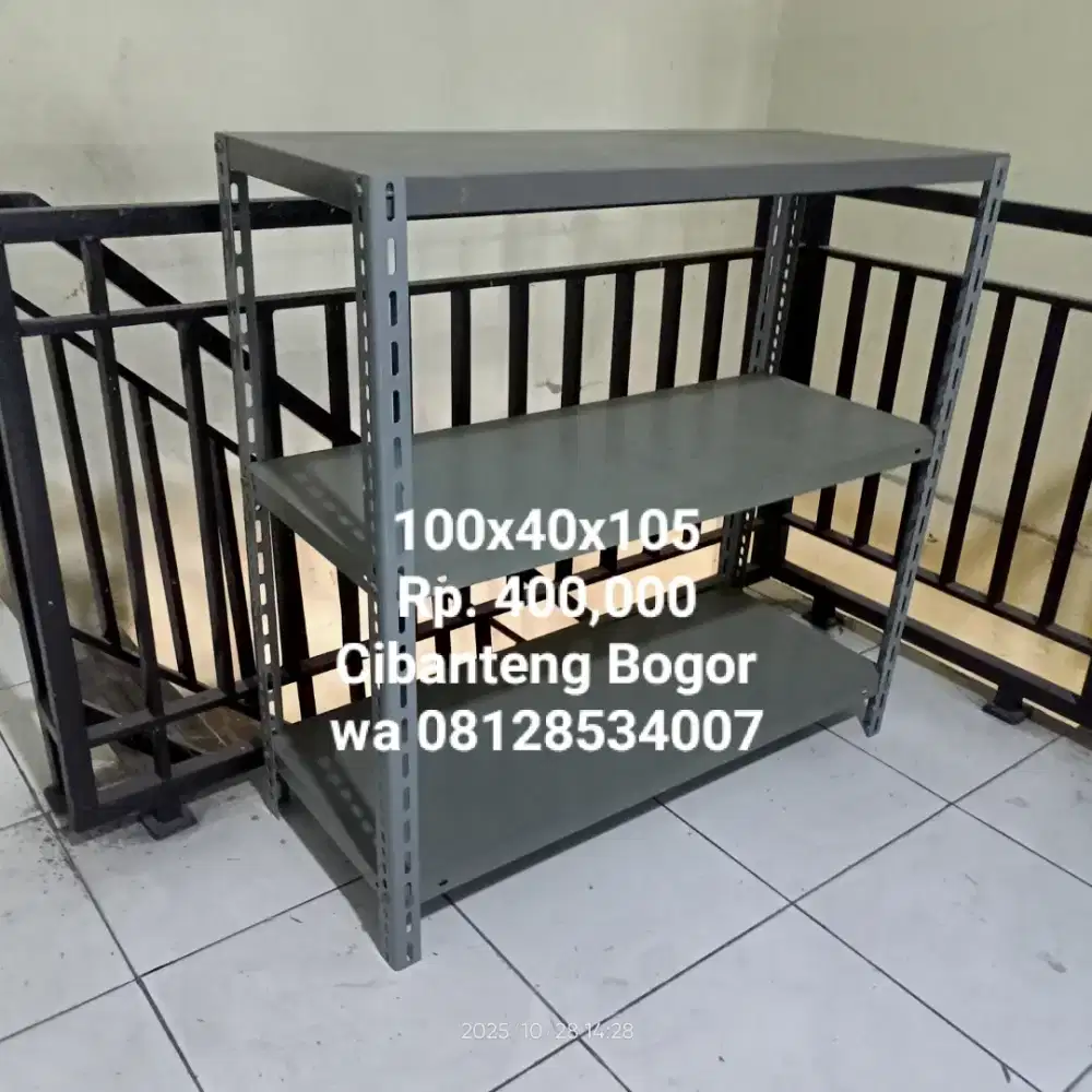 Rak besi bekas kokoh Cibanteng bogor