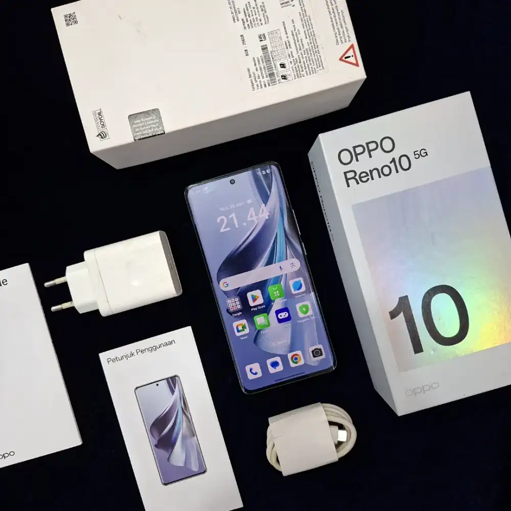 Oppo Reno 10 5G 8/256 Fulset mulus Pemakaian