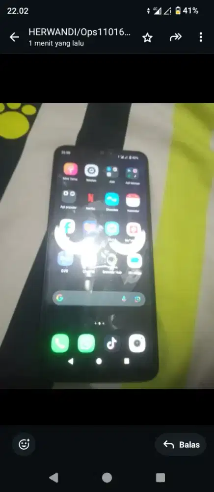 HP Redmi A3 4+4/128 minus kaca lcd retak