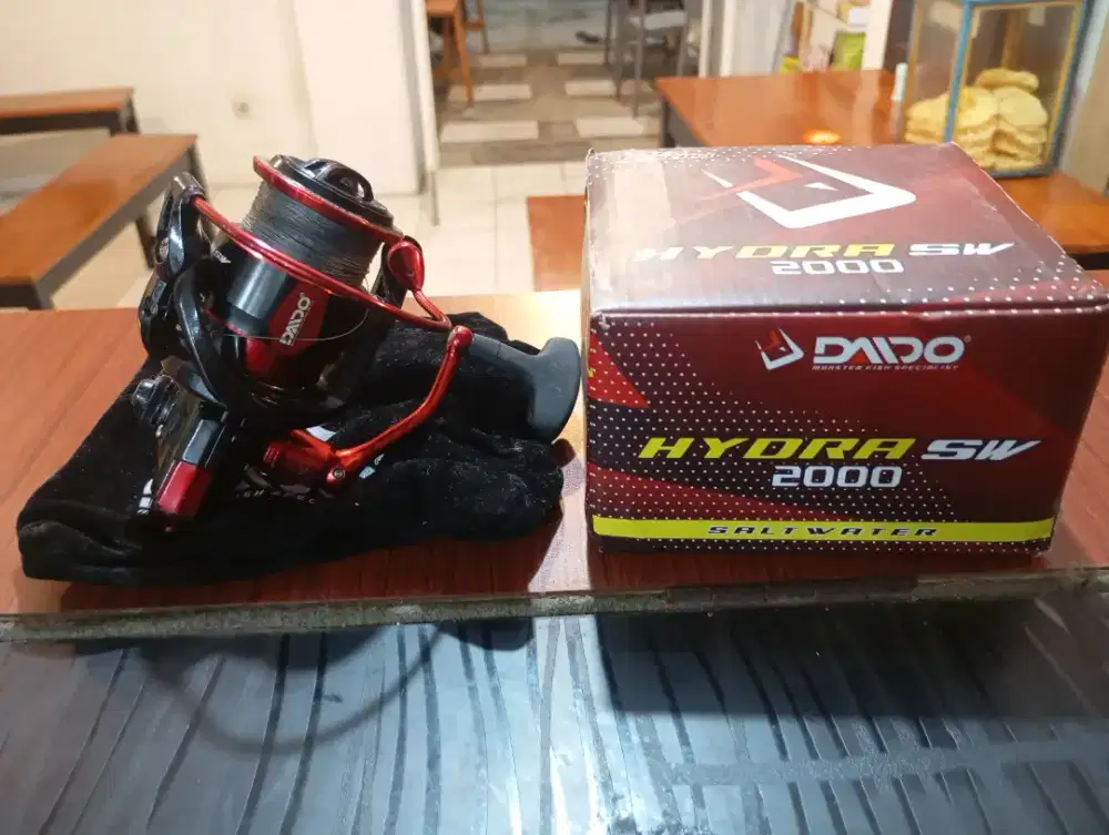 Daido hydra SW reel pancing air asin bekas murah
