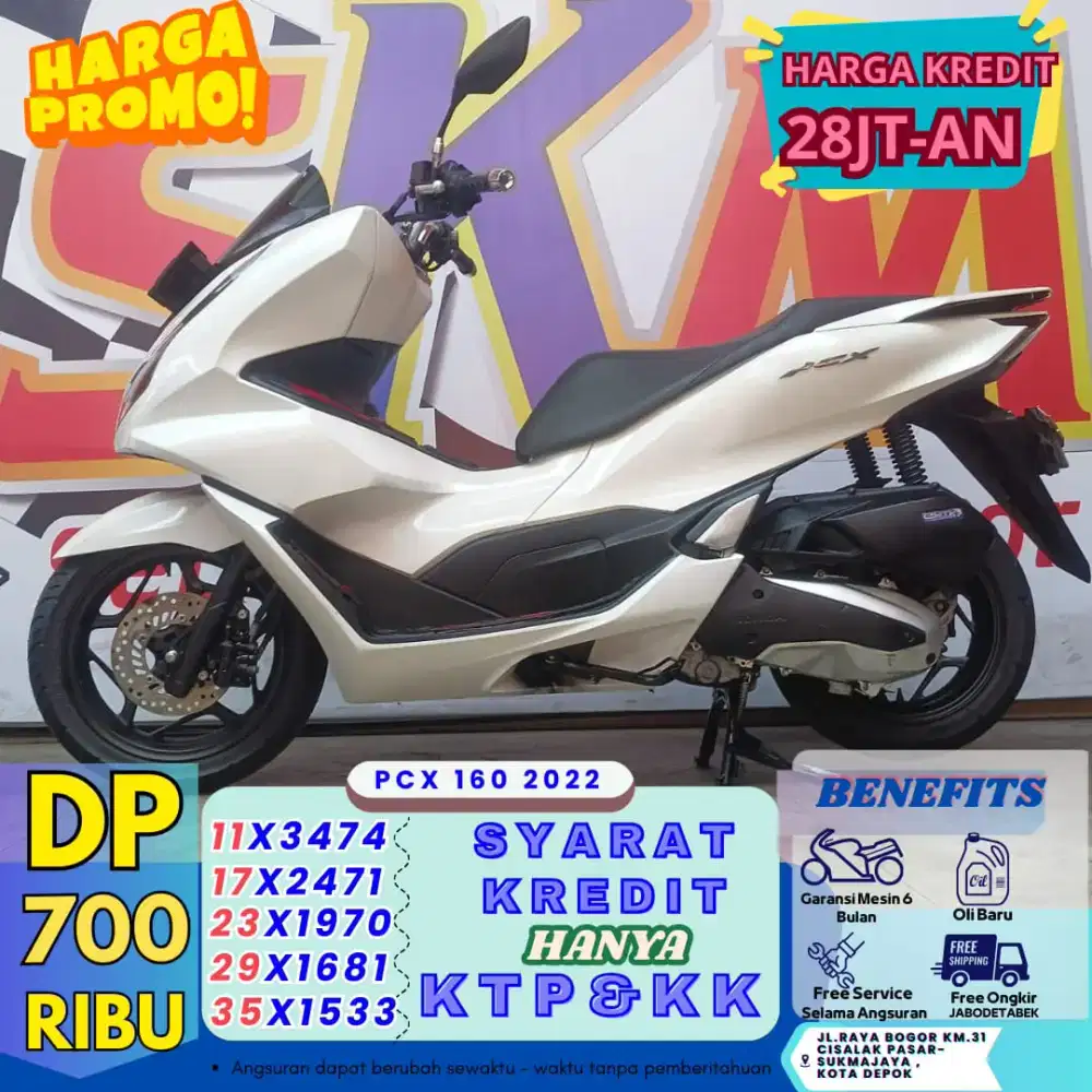 GEBYAR AKHIR TAHUN DP700 HONDA PCX 2022 CASH/CREDIT