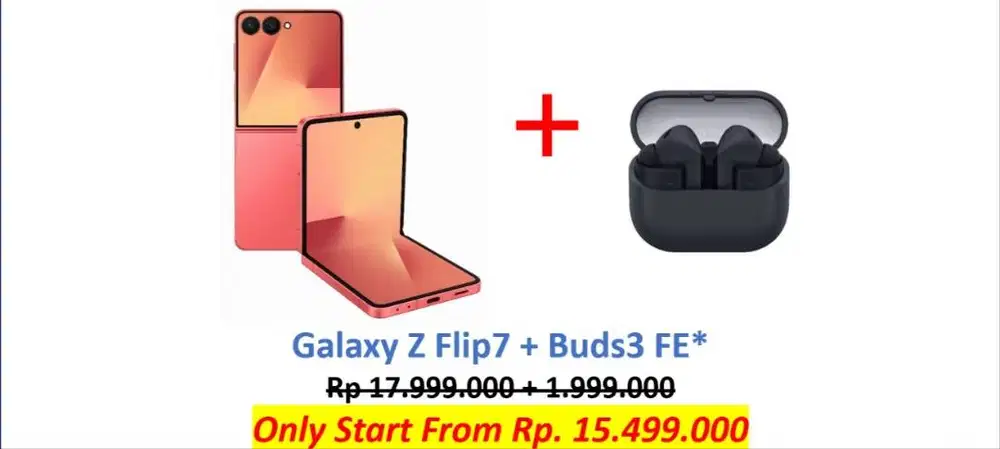 Samsung zflip 7 promo free buds