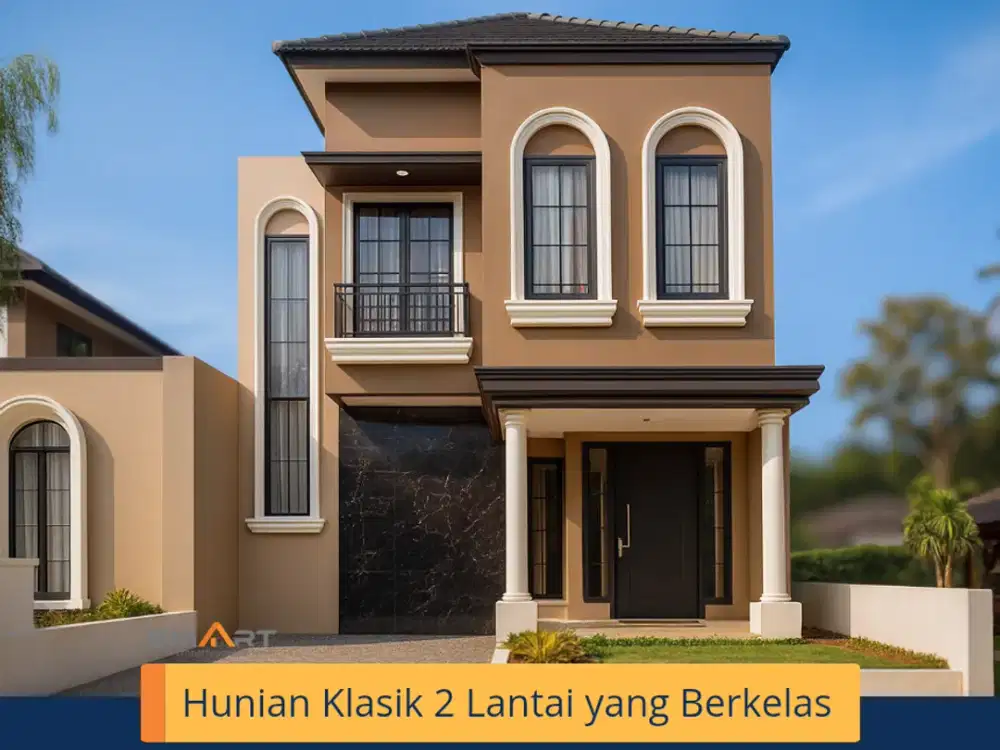 Rumah 2 Lantai Modern Keren di Kota Malang – Desain Premium Harga 400 Jutaan