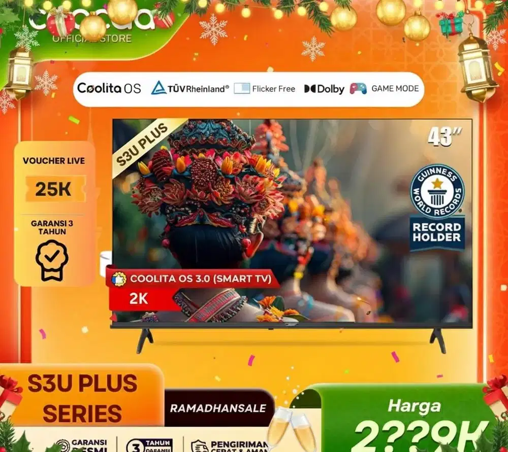 Led tv coocaa 43 inchi