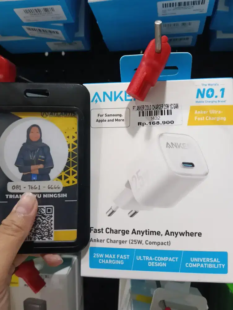 PT ANKER ZOLO CHARGER 25W 1C | ATLANTIS DAHSYAT