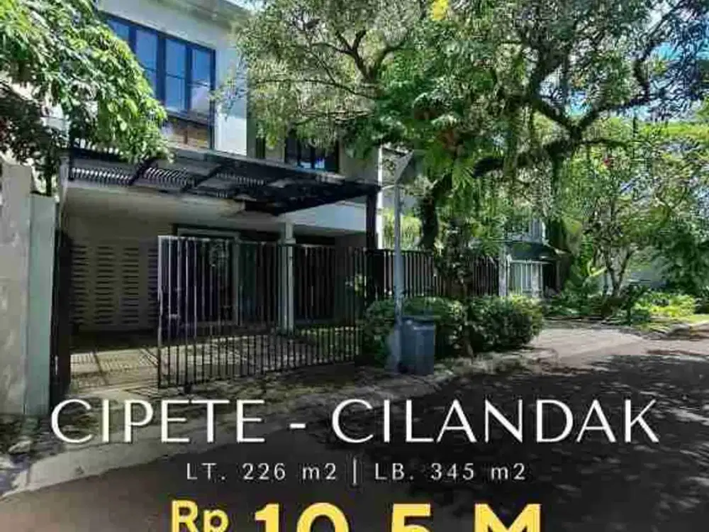 Dalam Kompleks Rumah Siap Huni dijual Di Cipete Cilandak Jakarta Selatan