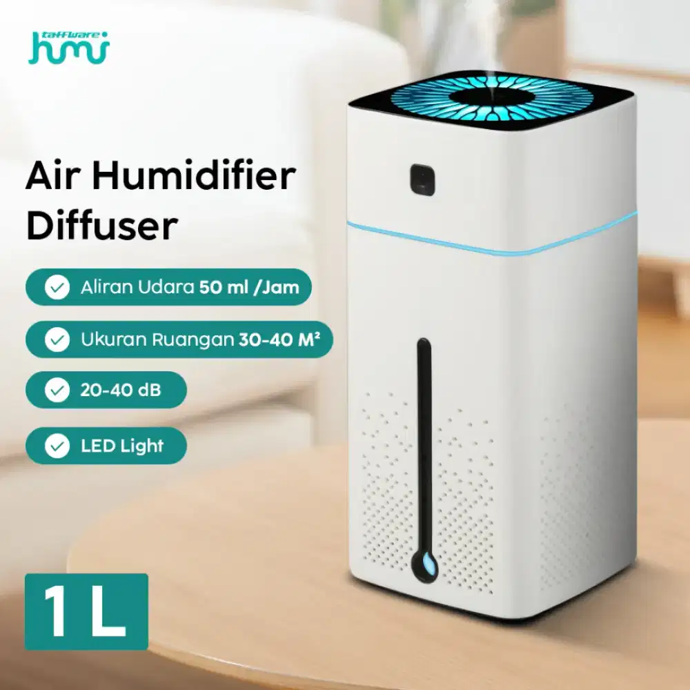 Taffware Air Humidifier Ultrasonic Aroma Diffuser RGB 1L