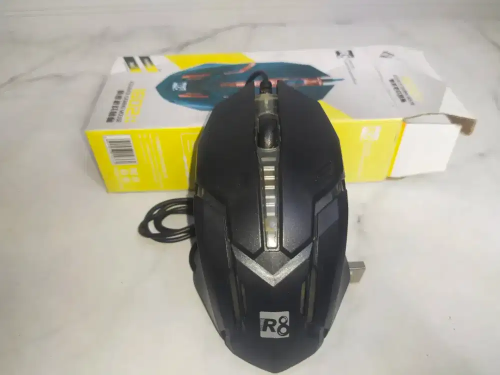 MOUSE GAMING USB RGB R8 M1602