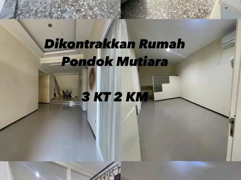 Disewakan Rumah Pondok Mutiara Dekat Pondok jati dan Tol Sidoarjo