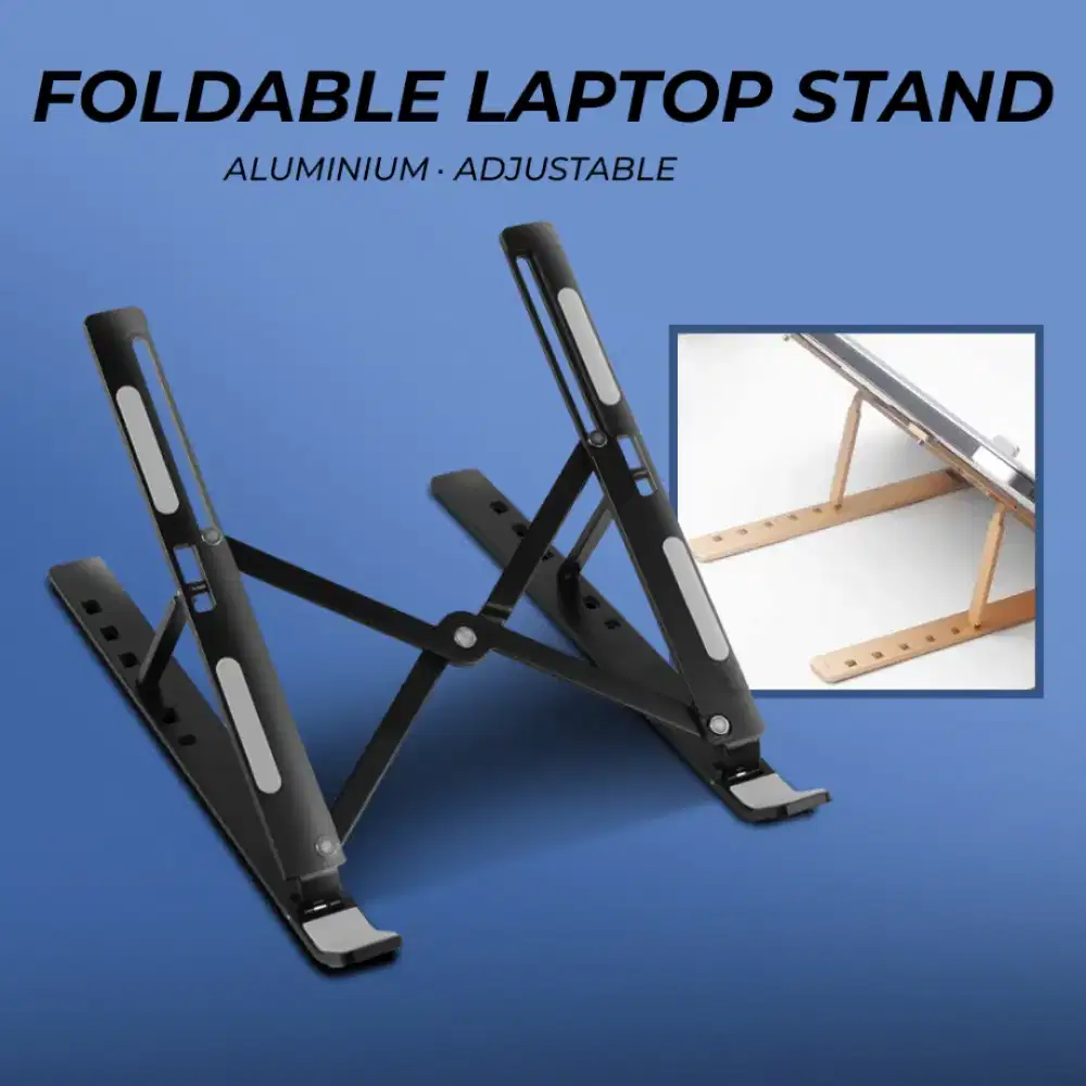 Laptop Stand Adjustable Aluminium 12-17 Inch