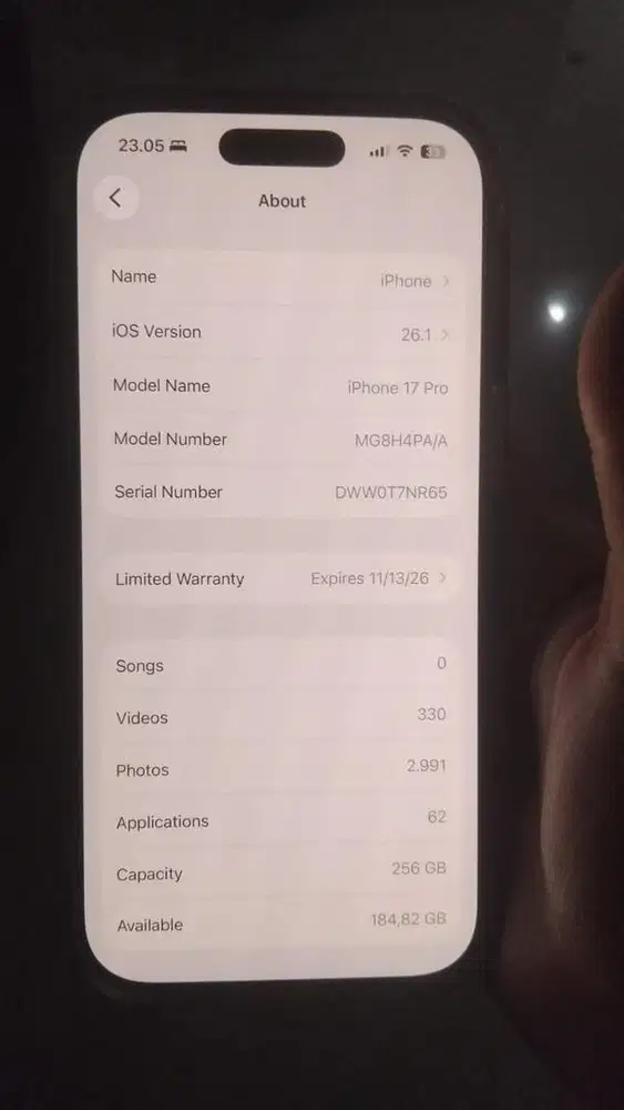 Jual iphone 17 pro BUC