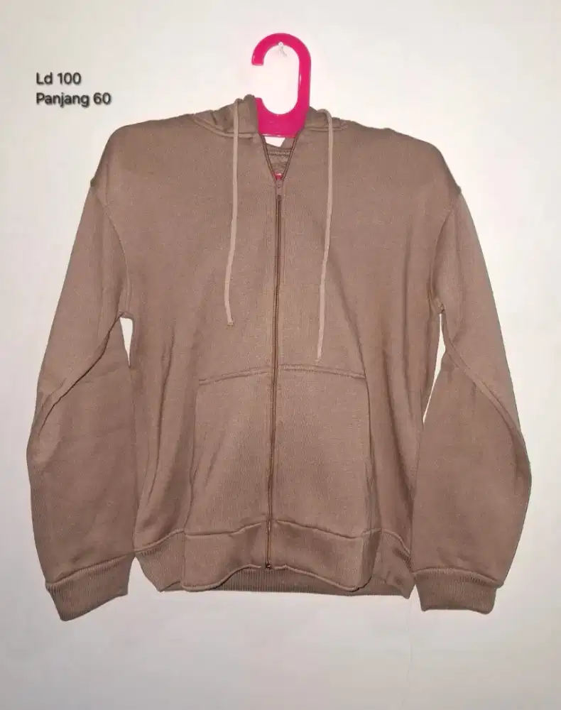 Hoodie Cokelat Susu PL