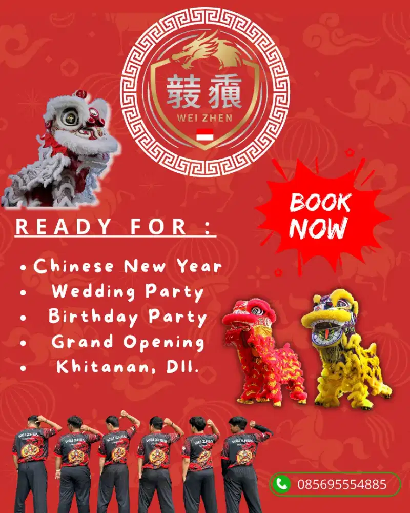 Barongsai Show Untuk Acara apapun