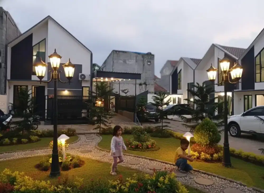 Rumah bebas banjir dekat stasiun depok