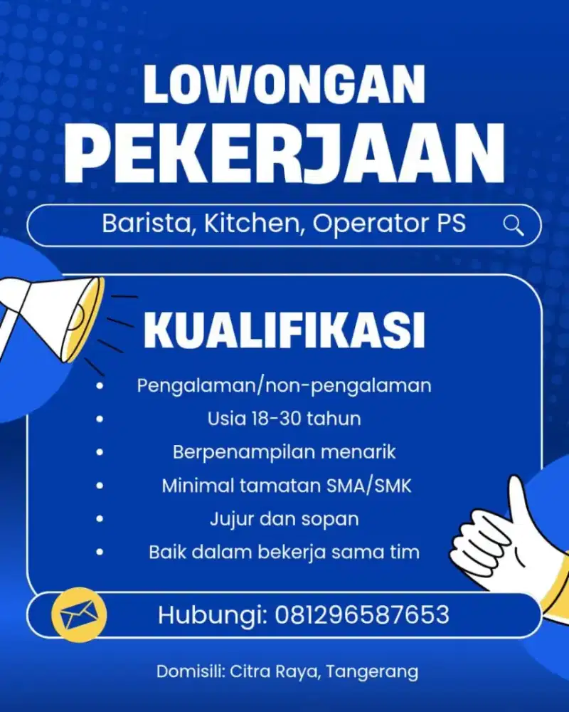 Loker Kitchen dan aBar