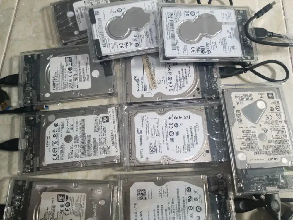 Hardisk eksternal 500GB normal kesehatan 100% bergaransi