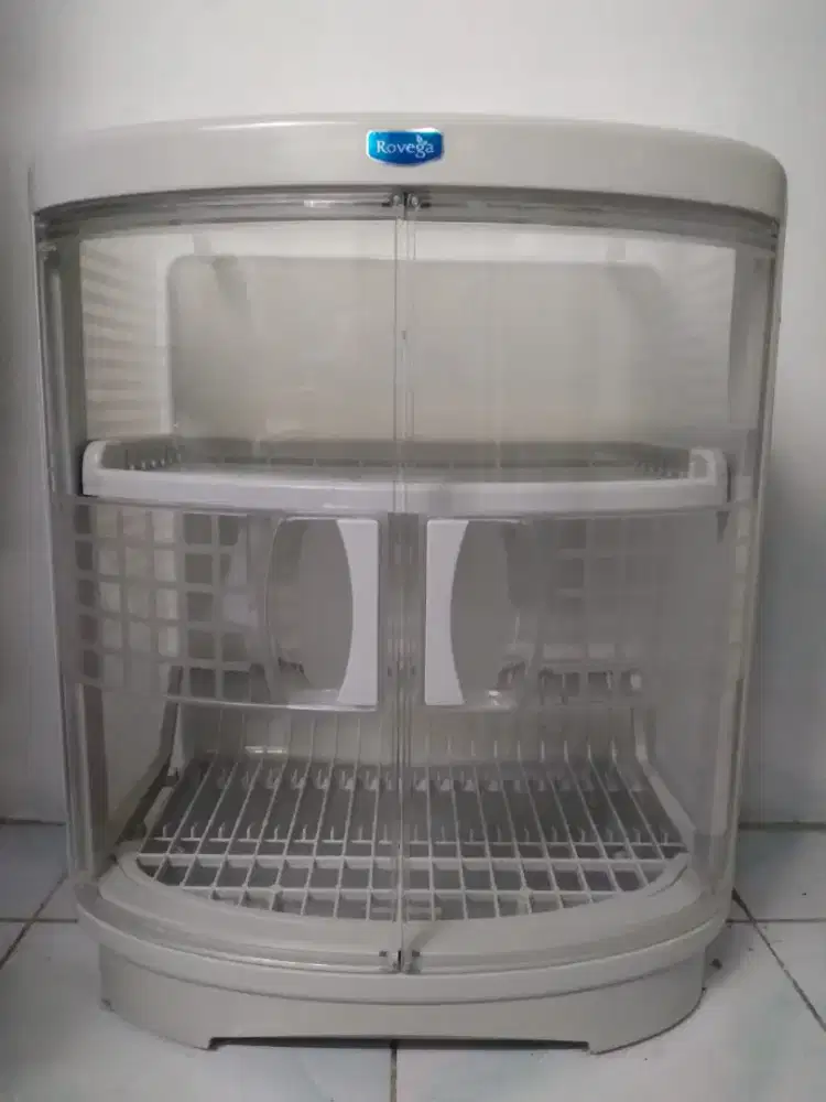 Lemari rak plastic portable (Rovega)