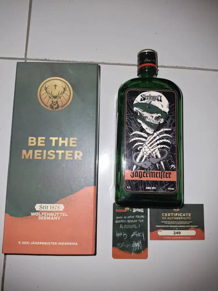 JAGGER MEISTER X SERINGAI LIMITED EDITION, SUPER RARE